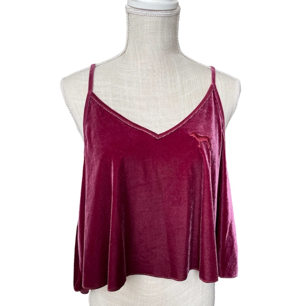 PINK flowy spaghetti strap tank top
